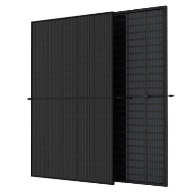 Trina Solar 500W Vertex S+ Dual Glass N type i-TOPCon Solar Module – Black Frame/White Backsheet